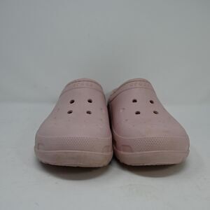Crocs Women’s 9 Pink Fuzzy Lined Clogs Slip On Comfort Shoes New Other